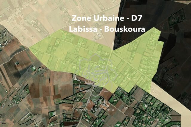 Land for sale 1 hectare in the urban area of Labissa Bouskoura